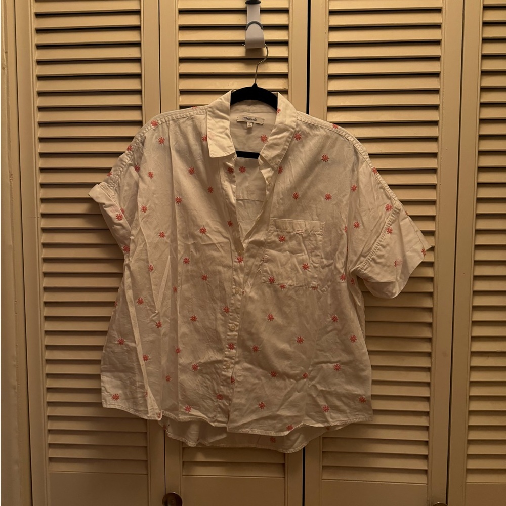 Embroidered Flower Shirt from Madewell